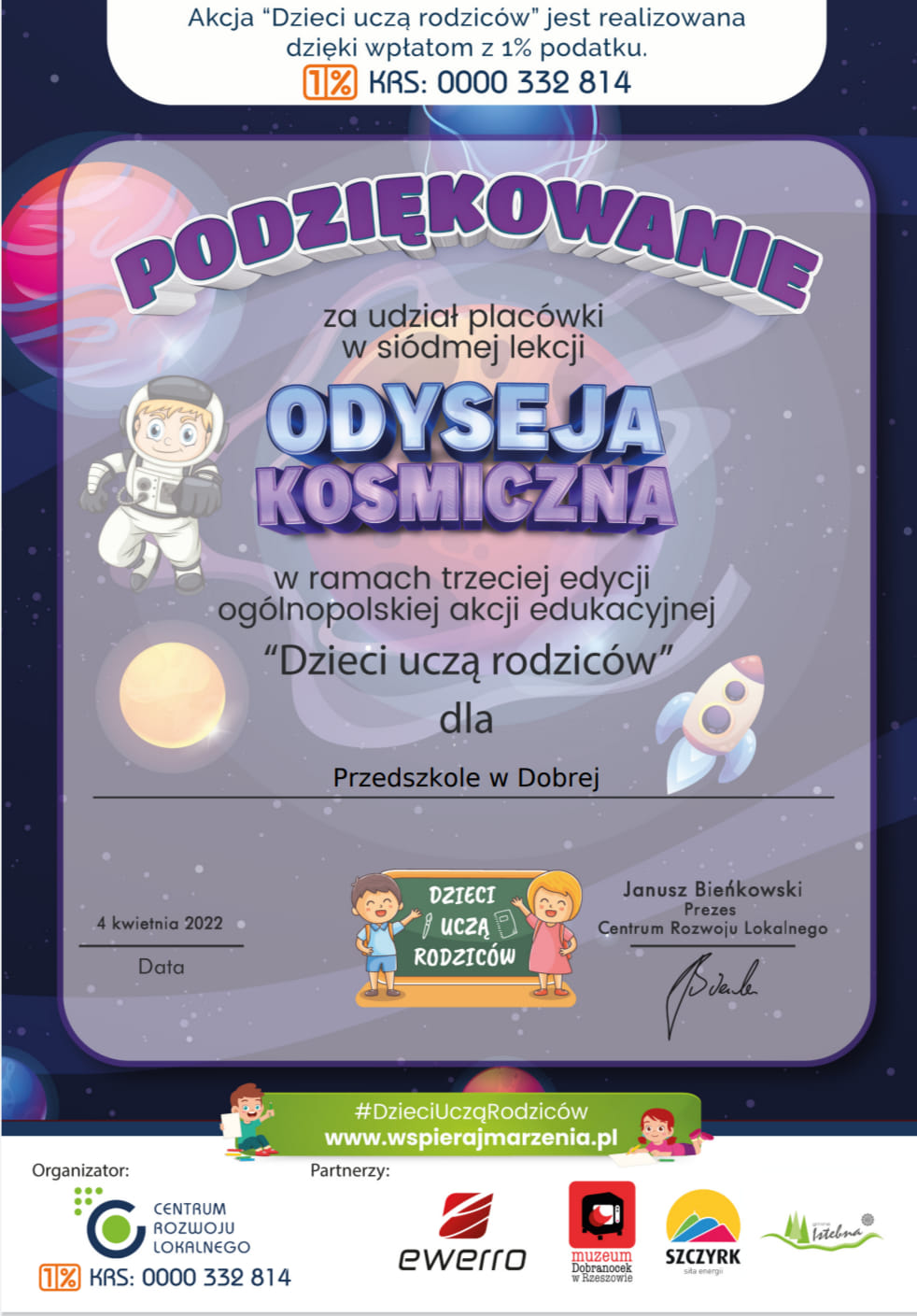 podziekowanie